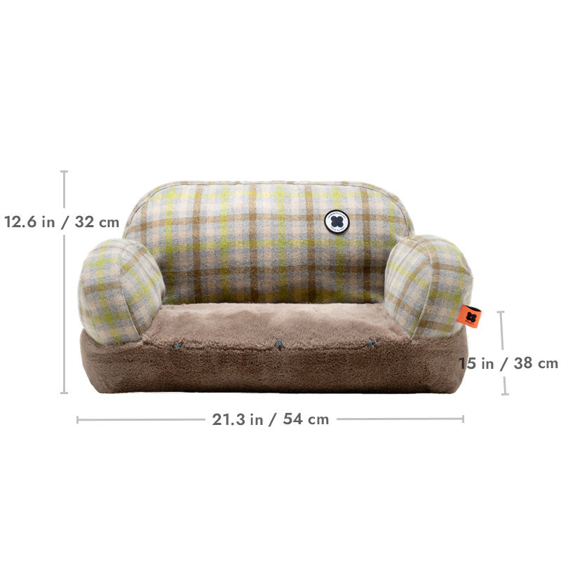 British Plaid Cat Sofa - Cat Bed