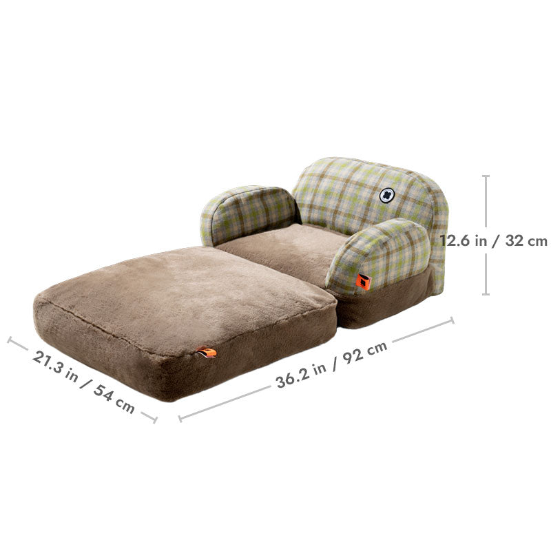 British Plaid Cat Sofa - Cat Bed
