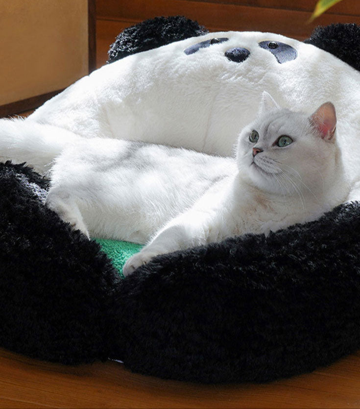 Panda Hug Cat Bed