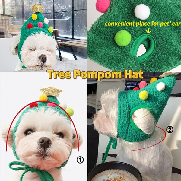 Christmas Tree Cat Hat.