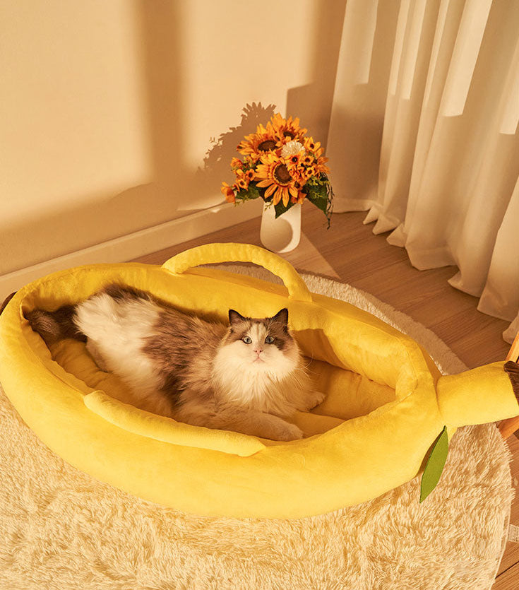 Banana Cat Bed