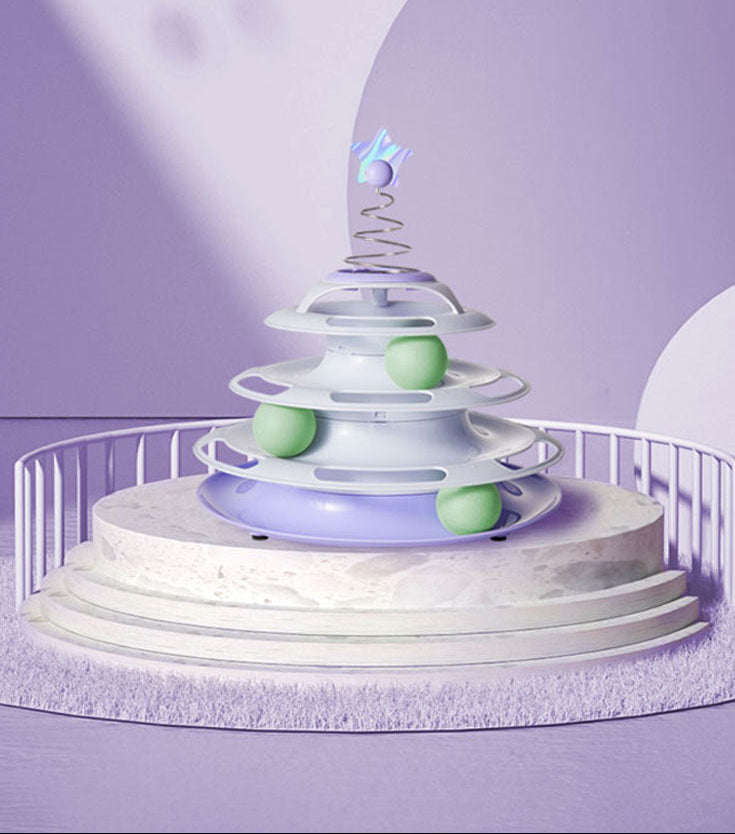 Star Forest Spinner Cat Toy