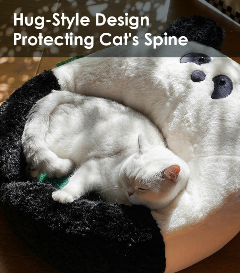 Panda Hug Cat Bed