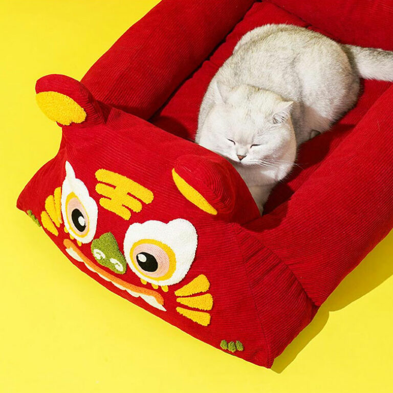 Blue Tiger Cat Bed