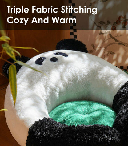 Panda Hug Cat Bed