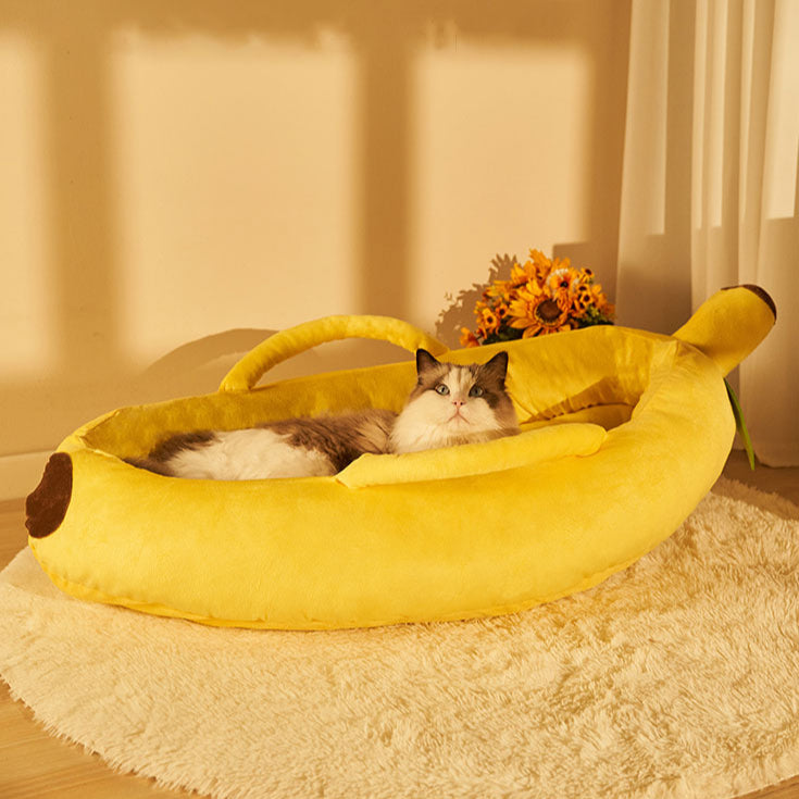 Banana Cat Bed