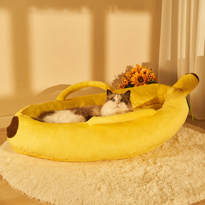 Banana Cat Bed