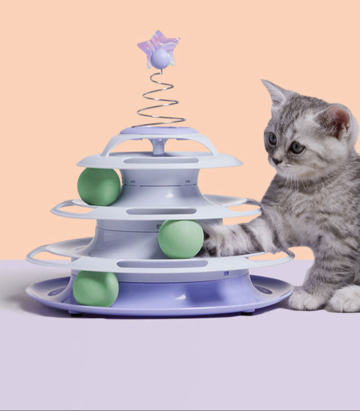 Star Forest Spinner Cat Toy
