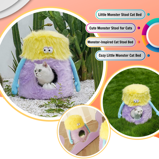 Little Monster Stool Cat Bed