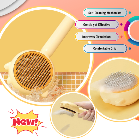 Easy Tap Pet Grooming Brush