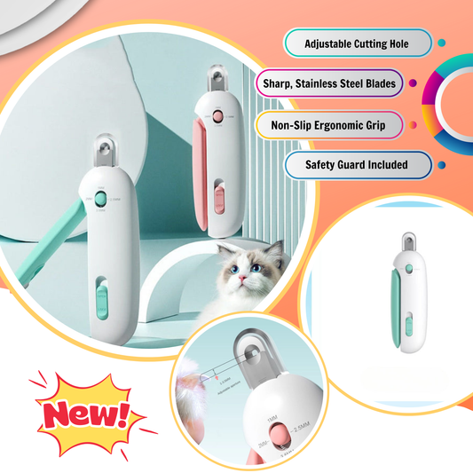 Adjustable Cat Claw Clippers & Nail Grinder Kit.