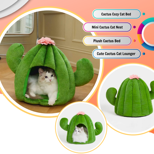Cactus Mini Cat Bed