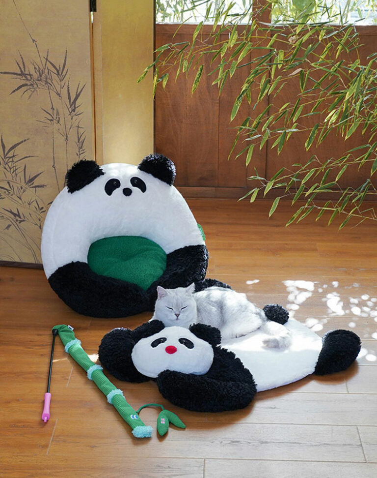 Panda Hug Cat Bed