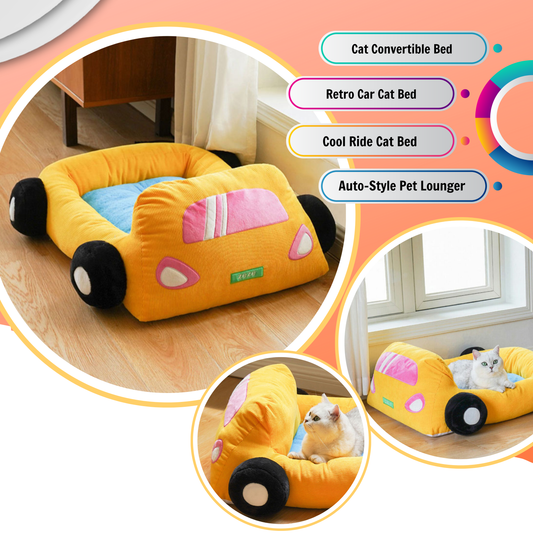 Cool Convertible Car Cat Bed