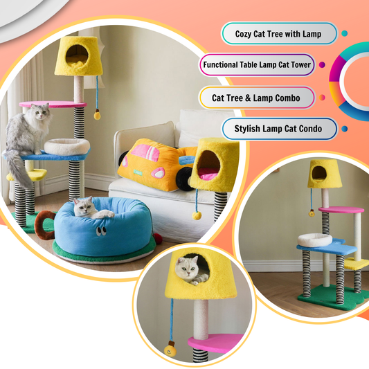 Table Lamp Cat Condo
