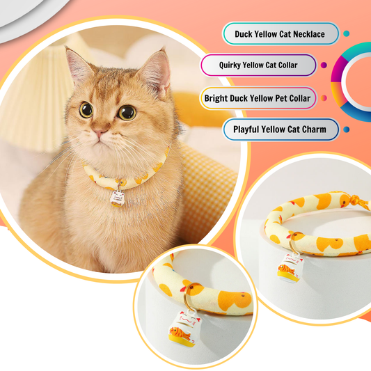 Duck Yellow Cat Collar