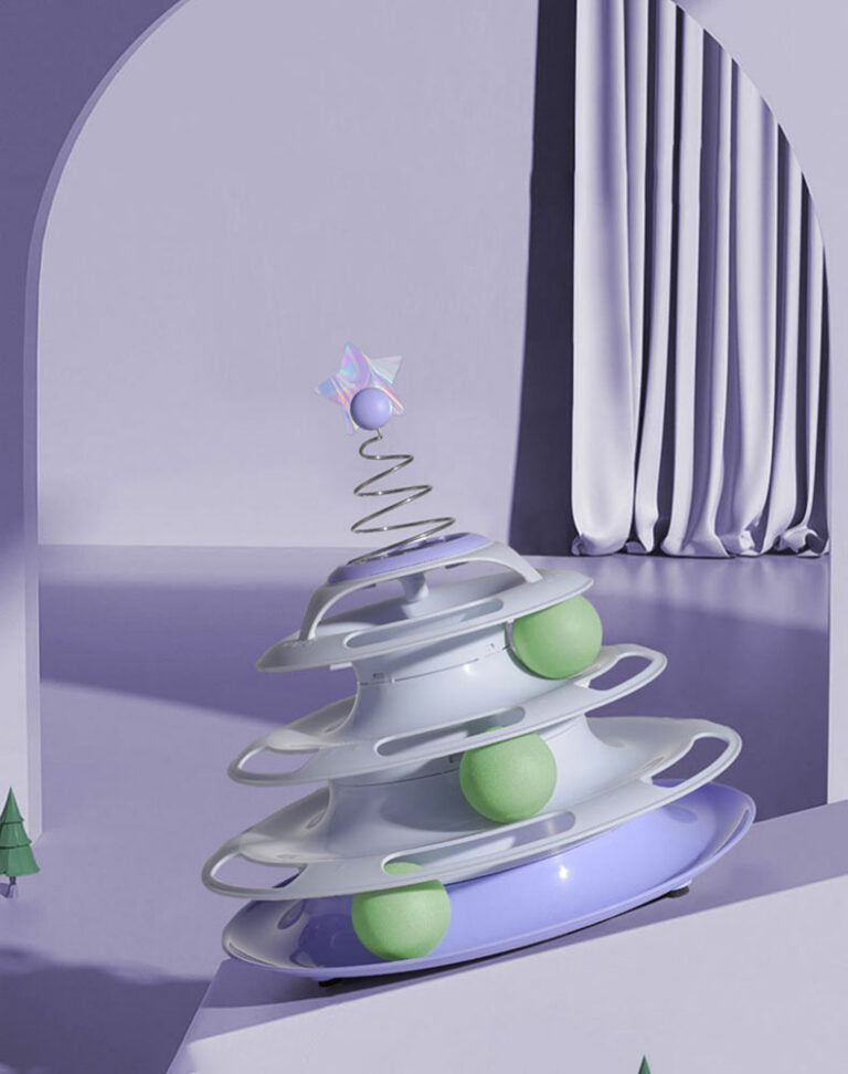 Star Forest Spinner Cat Toy
