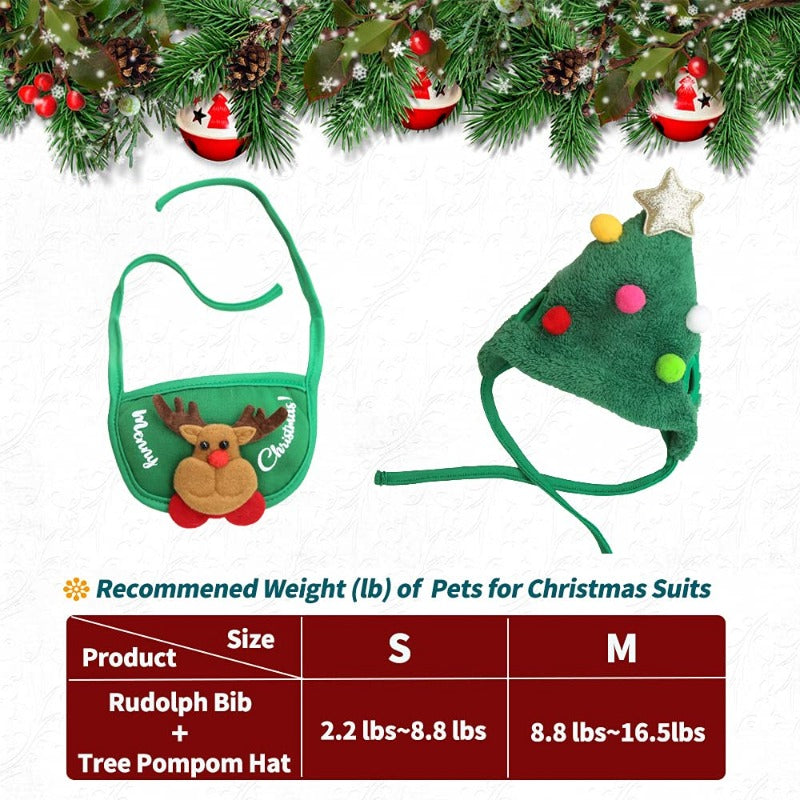 Christmas Tree Cat Hat.