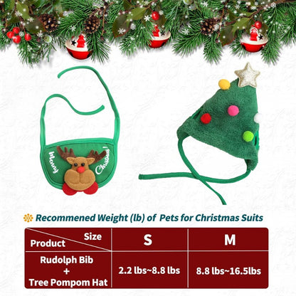 Christmas Tree Cat Hat.