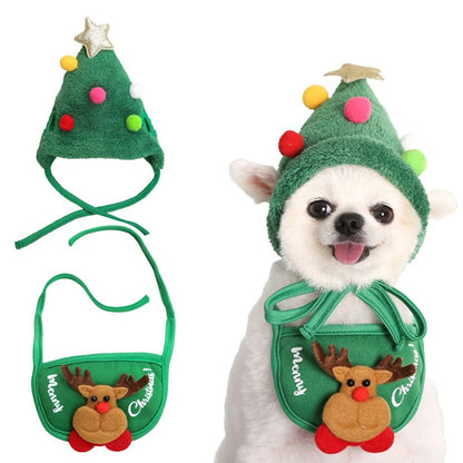 Christmas Tree Cat Hat.