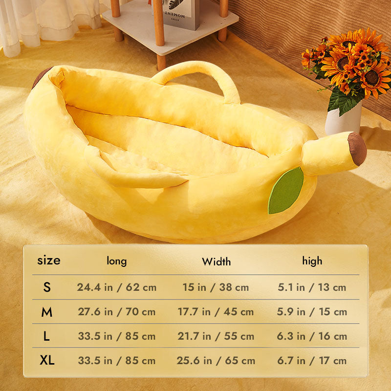 Banana Cat Bed