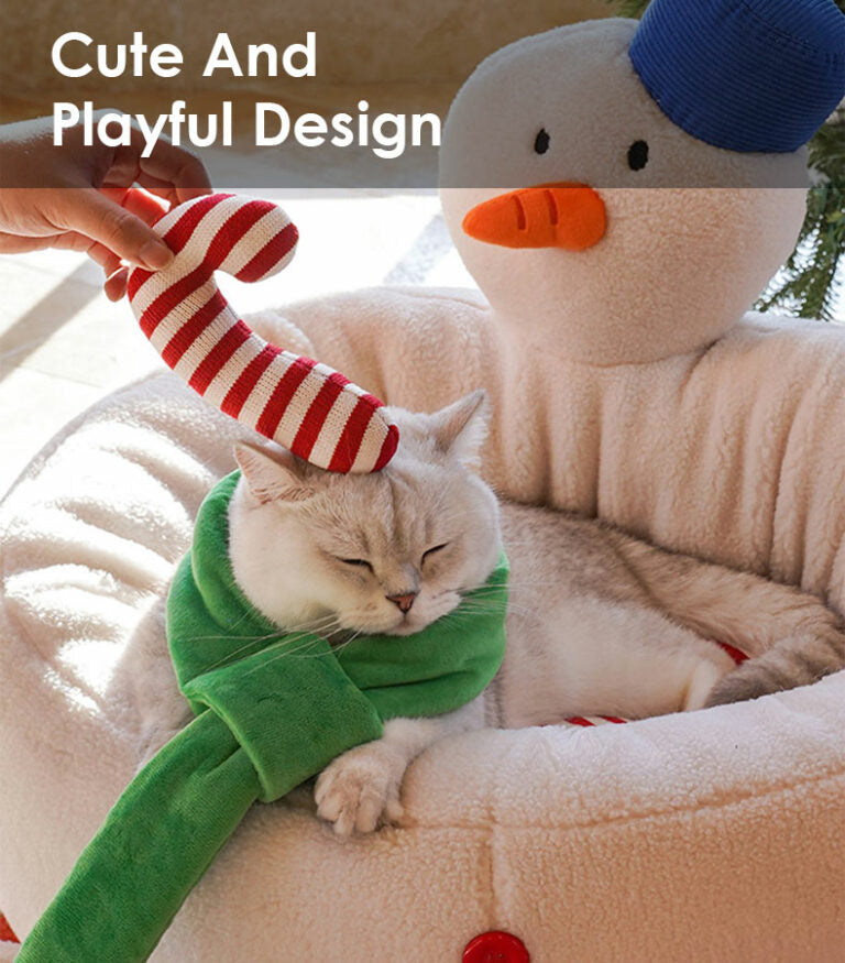 Hug Snowman Cat Bed