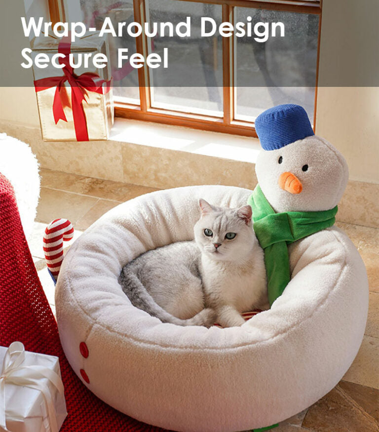 Hug Snowman Cat Bed