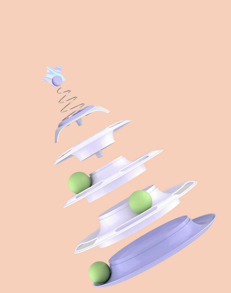 Star Forest Spinner Cat Toy